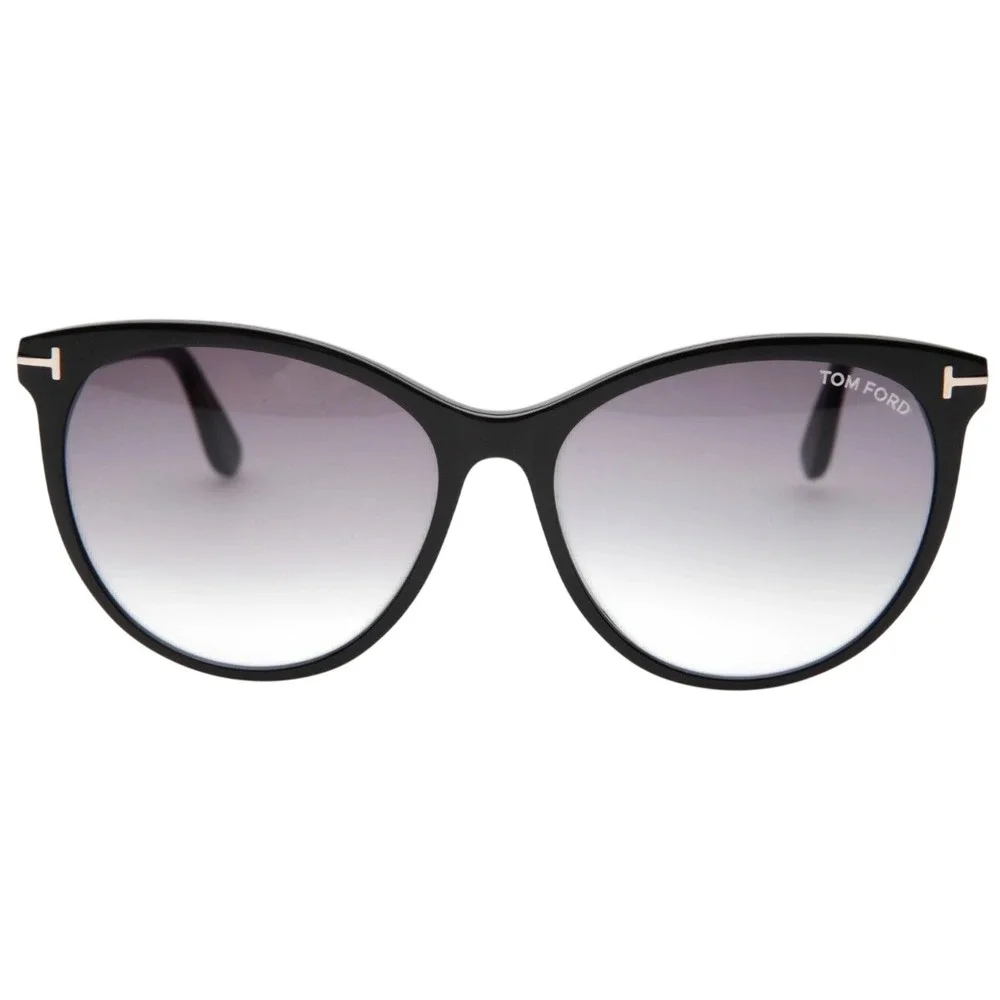 Tom Ford Sunglasses Cat Eye Maxim Womens Black  FT0787-01B-59 Made in Italy